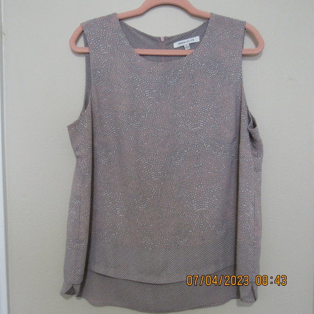 Rose+Olive XL Pink Tank Office Top